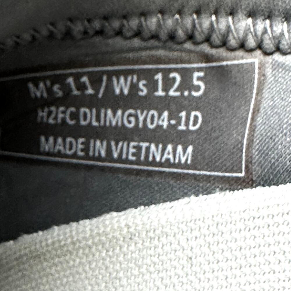 Kizik Lima Sneakers Athletic Shoes Low Lace Up Knit Rabbit Foam Gray M11 W12.5 - Picture 7 of 8